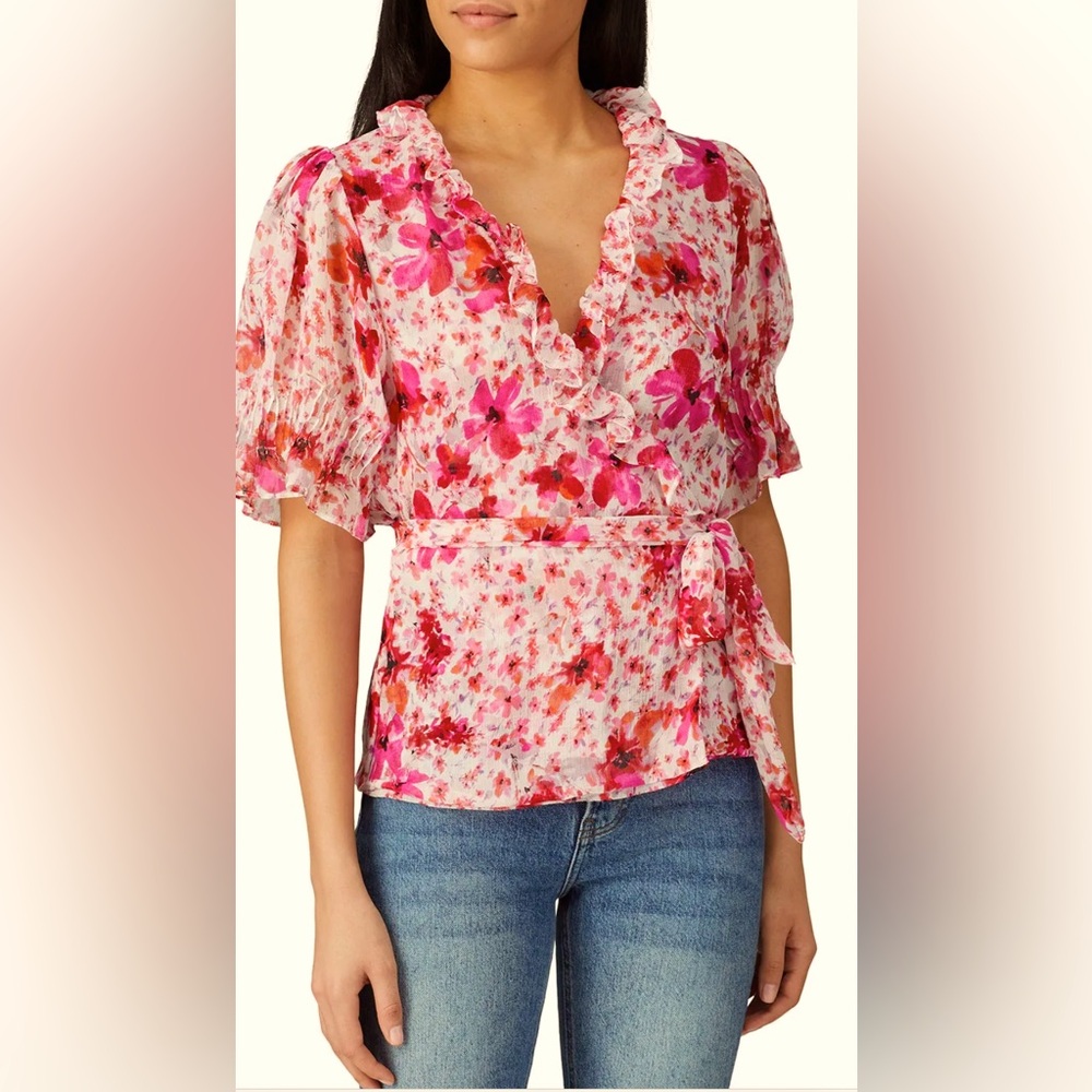 Misa Los Angeles wrap top